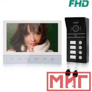 Фото 15 - Видеодомофон с экраном HD 7-дюймовый монитором.